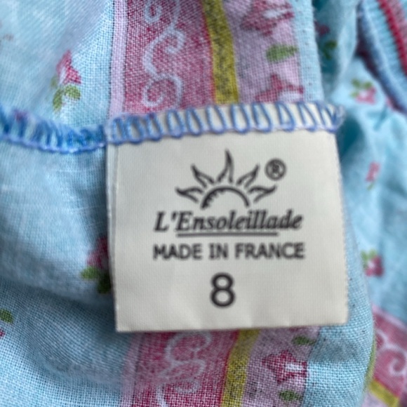 L’ Ensoleillade 100% cotton floral print tiered skirt - Picture 8 of 9